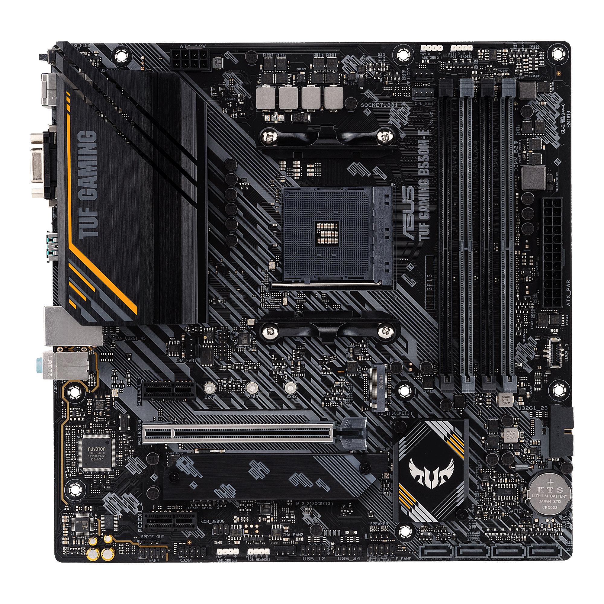 ASUS TUF GAMING B550M-E (mATX. B550. AM4)