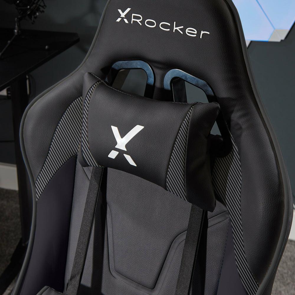 XROCKER AGILITY JUNIOR PC OFFICE GAMING CHAIR - CARBON BLACK